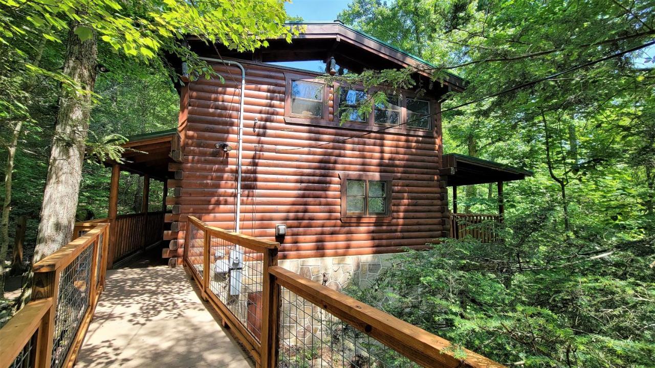 Mountain Joy -Private Treehouse Style Cabin That Sleeps 4-Free Tickets جاتلينبرج المظهر الخارجي الصورة